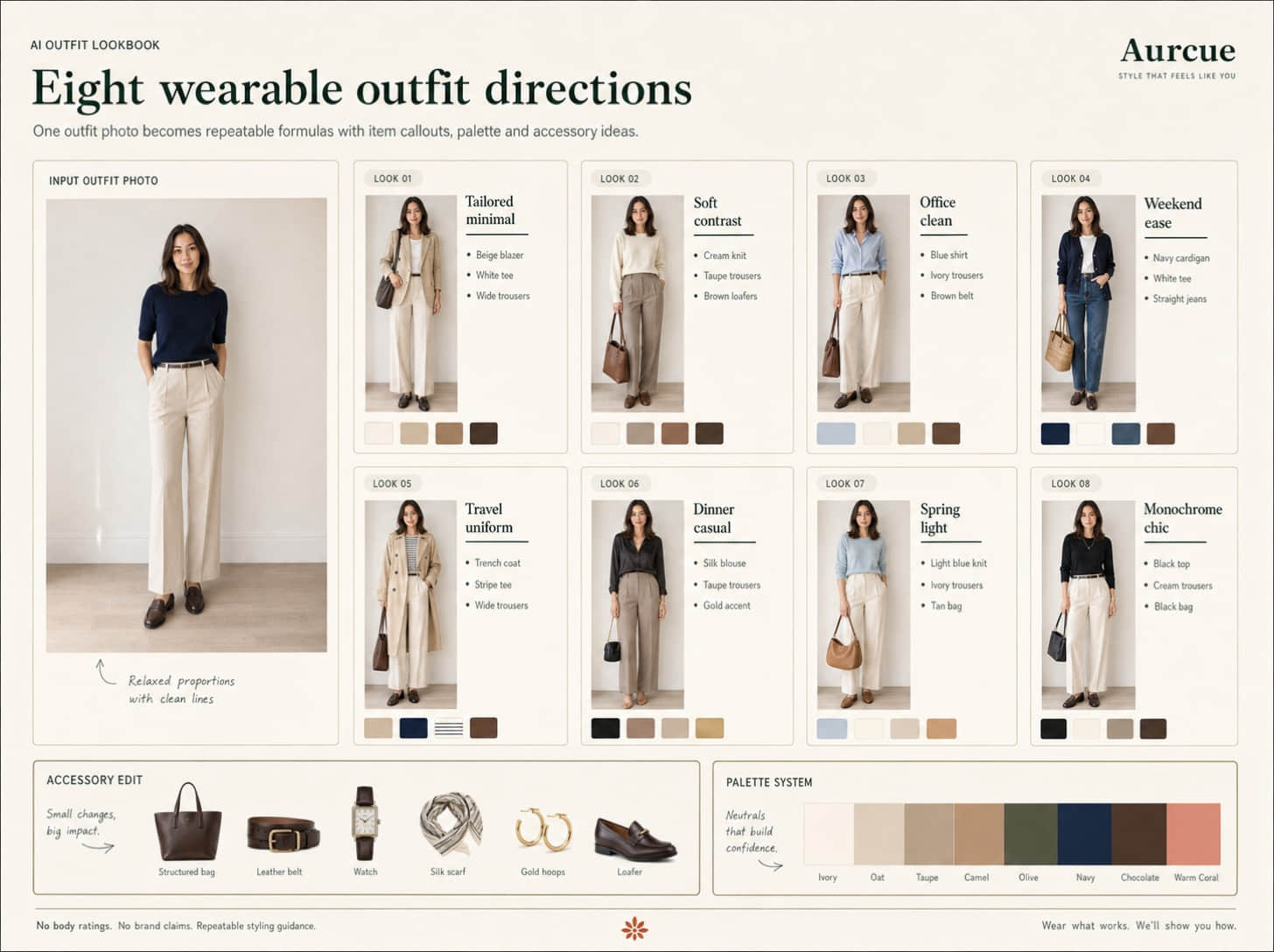 AI Outfit Lookbook example