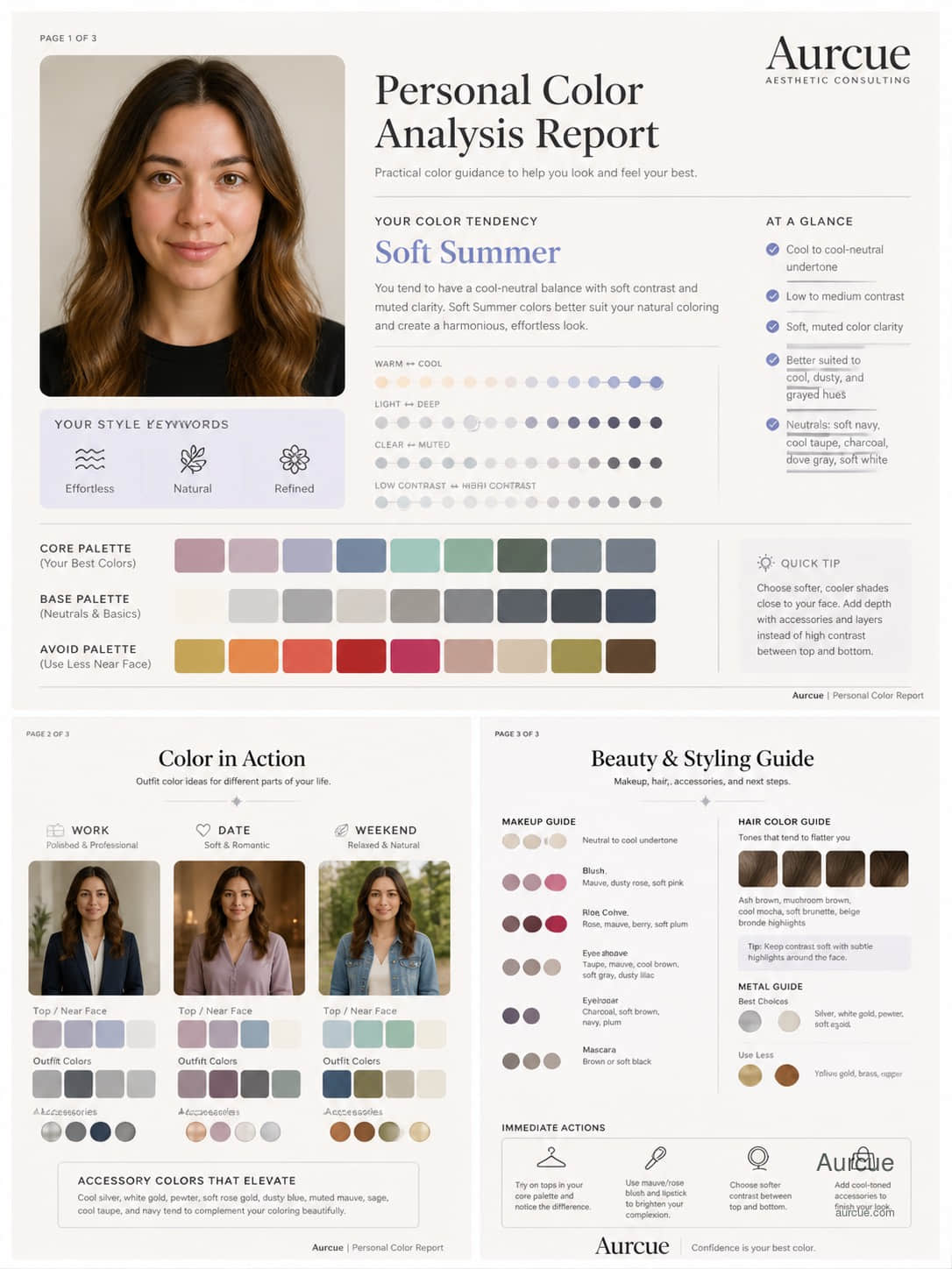 AI Personal Color Analysis example