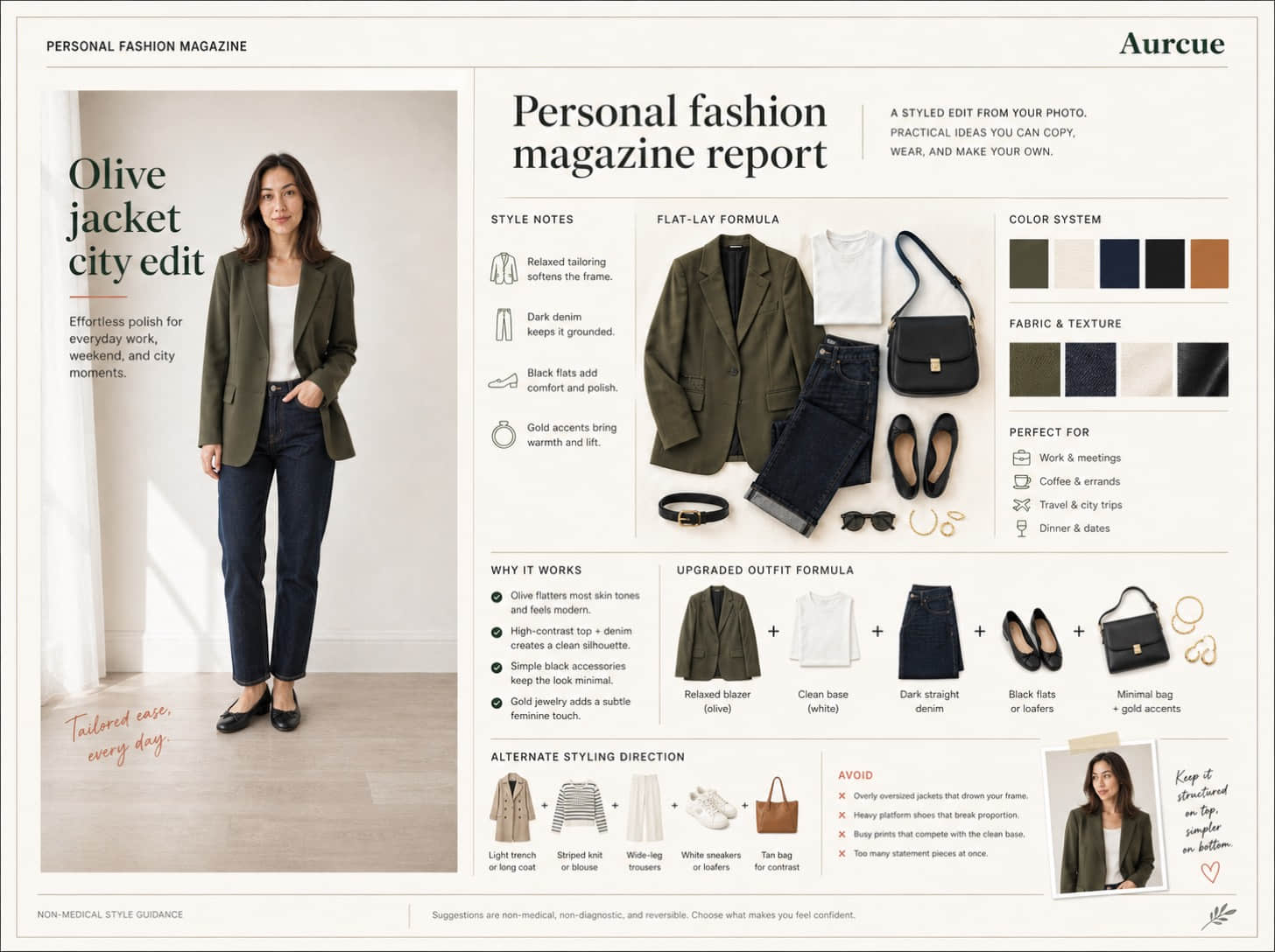 Personal Fashion Magazine Report example