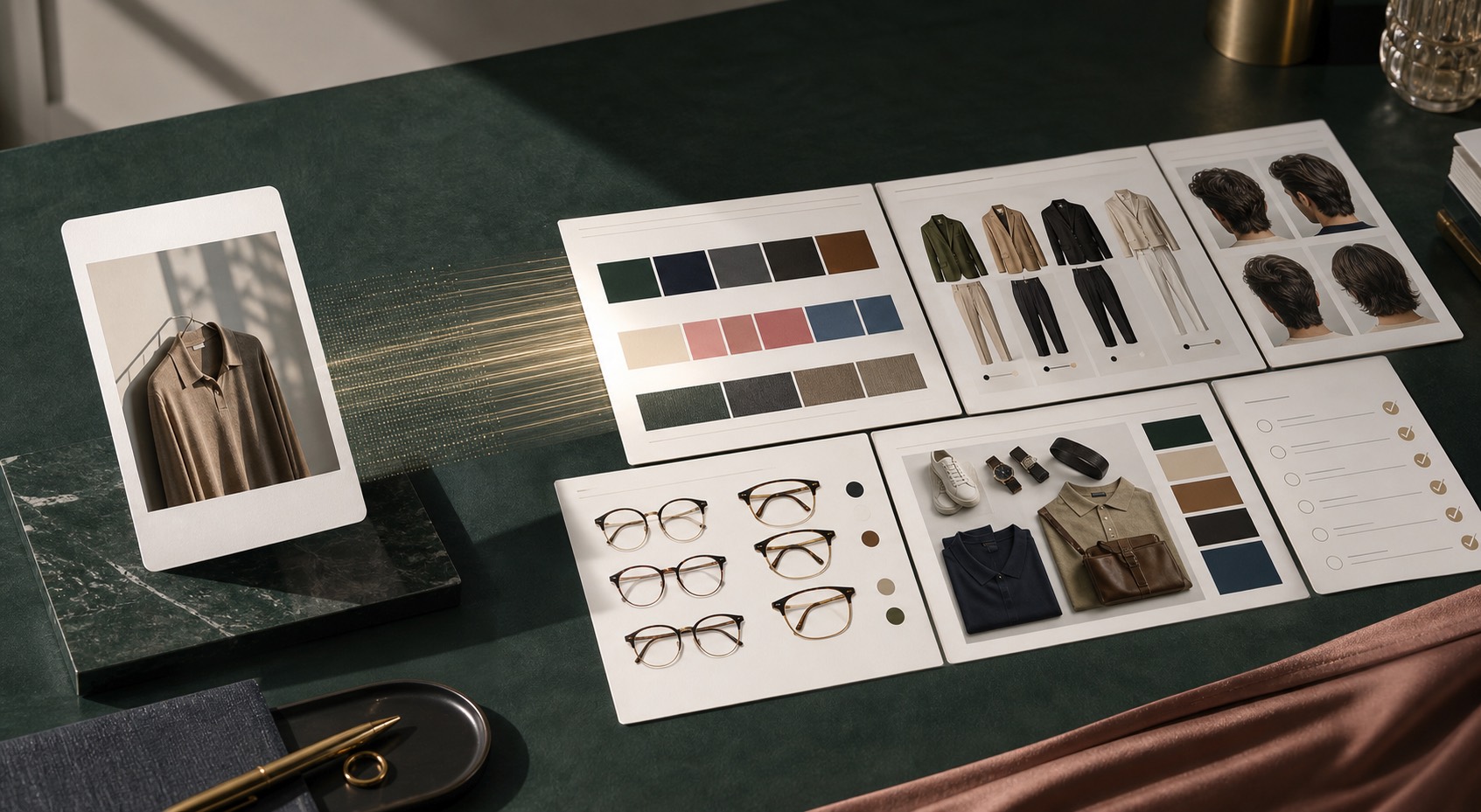 Aurcue transforms one uploaded photo into style report outputs
